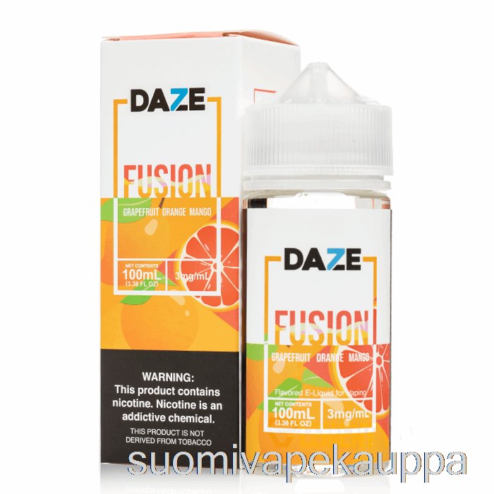 Vape Netistä Greippi Appelsiini Mango - 7 Daze Fuusio - 100ml 6mg